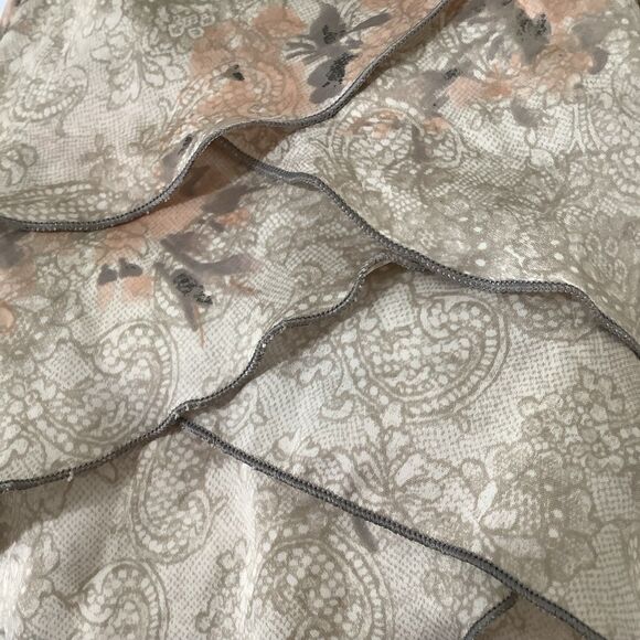 Maurices Cream Ruffled Asymmetrical Blouse - Picture 6 of 12